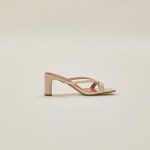 Mae Strap Heels in Ivory