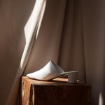 Pointed Toe Mules In White