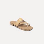 Women’s Flat Sandals with Thong Design