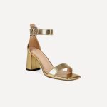 Women's Chunky Heel Sandals with Square Toe