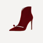 Pearl Decorated Women's Ankle Boots