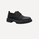 Lace-Up Textured Men's Dress Shoes
